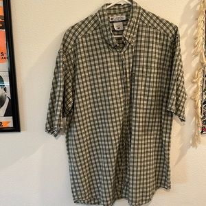 Columbia shirt green LG